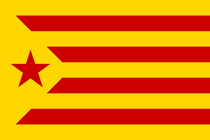 Флаг социалистов-сепаратистов Каталонии