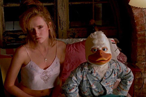 Lea Thompson & Howard the Duck in Howard the Duck