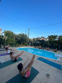 Pilates dans un petit coin de Paradis Mandolocien 🤩