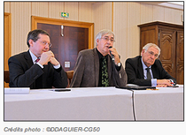 Signature de la convention entre le Conseil général et l'ACAIS en présence de son président A.Cartel