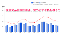 東電でんき家計簿は、意外とすぐれもの!?グラフ化サービス