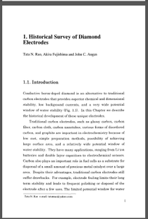 Diamond Electrochemistry