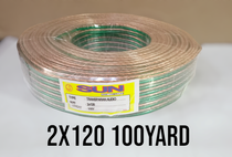 Kabel transparan 2 x 120 100yard