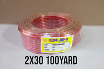 Kabel transparan 2x30 100yard
