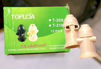 T fiting kombinasi 6A 250V Tofuda SNI