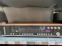 SABA HiFi Studio Freiburg telecommander Receiver mit Holzgehäuse, Aluminiumfront und UKW MW LW Skalenband