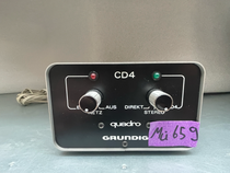 Grundig CD4 Quadro Demodulator 4 Kanal Decoder Rückseite Anschlüsse DIN Made in Germany