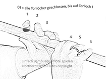Griffbild Flöte