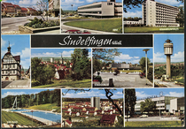 Postkarte mit Wasserturm