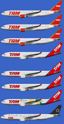 TAM A330-200 fleet