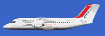 Cityjet Avro RJ-85 in latest colors