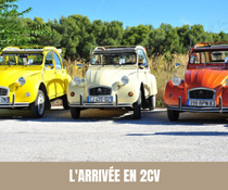 A chaque semaine, son moyen de transport original pour les mariés ! 2CV