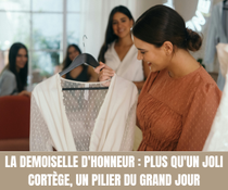 La demoiselle d'honneur plus qu'un joli cortège, un pilier du grand jour - Crédit photo : Tous Droits Réservés