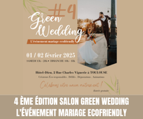 4 ème édition Salon Green Wedding L'événement mariage ecofriendly - Crédit photo  Tous droits réservés
