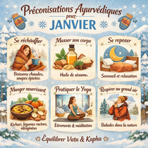 Préconisations ayurvediques en janvier 