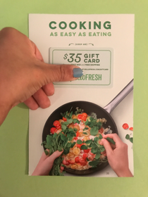 Front of Hello Fresh Coupon