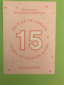 Front of the coupon