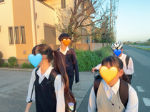 パーカス1年で帰りました💖