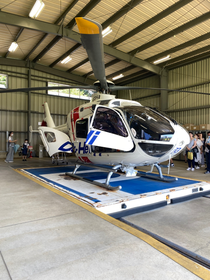 オープンキャンパスで見たヘリコプター🚁かっこいい✨