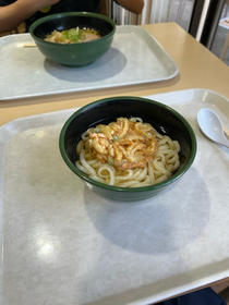 大学見学の後に食べた学食🍴