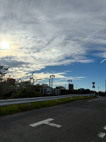 帰り道で見た彩雲です!!
