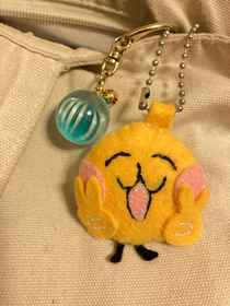 私の部活バックに大切なものが1つ増えました🥰