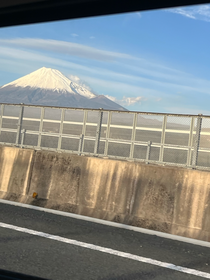 冬合宿⛄️の翌日に反対側からも富士山見ました✨🗻