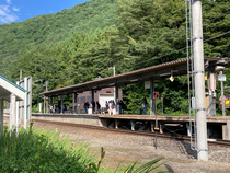 合宿🌳の帰り際🚃🌟この画角📸綺麗で大好きなんです🫶