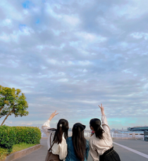 横浜に行った時の海前で撮った写真です‪⋆꙳