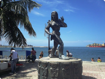 Strandpromenade - Santa Marta - Kolumbien