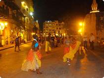 Cartagena bei Nacht - Kolumbien