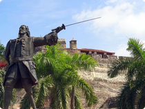 Denkmal von Don Blas de Lezo - Cartagena - Kolumbien