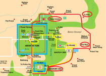 Plan du site d'Angkor