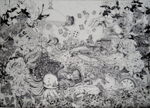 Irrational thoughts 2008 65×100cm 