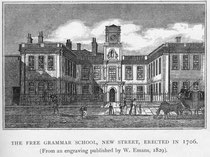 The Free Grammar School was altered c1734.