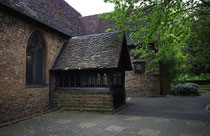 The south porch, contemporary with Ulm's tower. Photograph downloaded from flikr All Rights Reserved by Nala Rewop/ Alan Power and used with his kind permission.