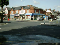 Local shops at the junction of Alum Rock Road and Belchers Lane. Geograph OS reference SP1187 © Copyright Carl Baker and licensed for reuse under Creative Commons Licence Attribution-Share Alike 2.0 Generic. See Acknowledgements for a link to Geograph.