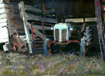 "Barn Find" 9 x 12 oil  SOLD
