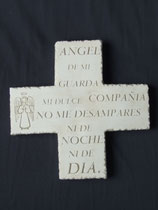 CT25PC CRUZ ANGEL DE LA GUARDA P/COLGAR 18CM