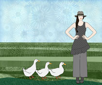 Pekin Duck Lady