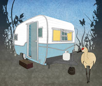 Travel Trailer Sandhill Crane