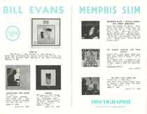 Discographie 1964 _ Bill Evans _ Memphis Slim