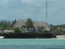 Sur un îlot : un restaurant