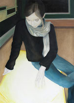 Severine, Öl auf Baumwollgewebe, 80 x 110 cm, 2008