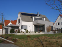 Einfamilienhaus in Titanzink