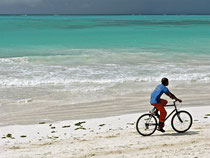 Ciclista a Zanzibar. Tanzània