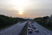 A40 Richtung Duisburg