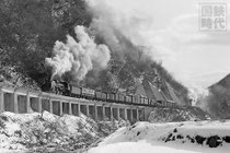'64.3　芸備線　道後山ー備後落合間　C58蒸気機関車