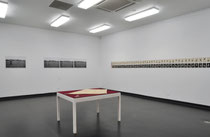 Installation view: 'Looking Forwards / Walking Backwards'