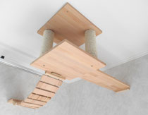 Deckenabhängung Raumerweiterung, Hängebrücke und Laufbrett